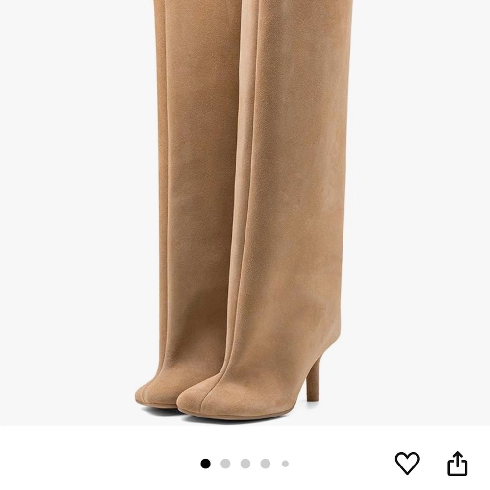 Knee high suede Tan Women's Boots
